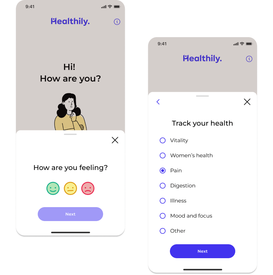 Healthily Diary product